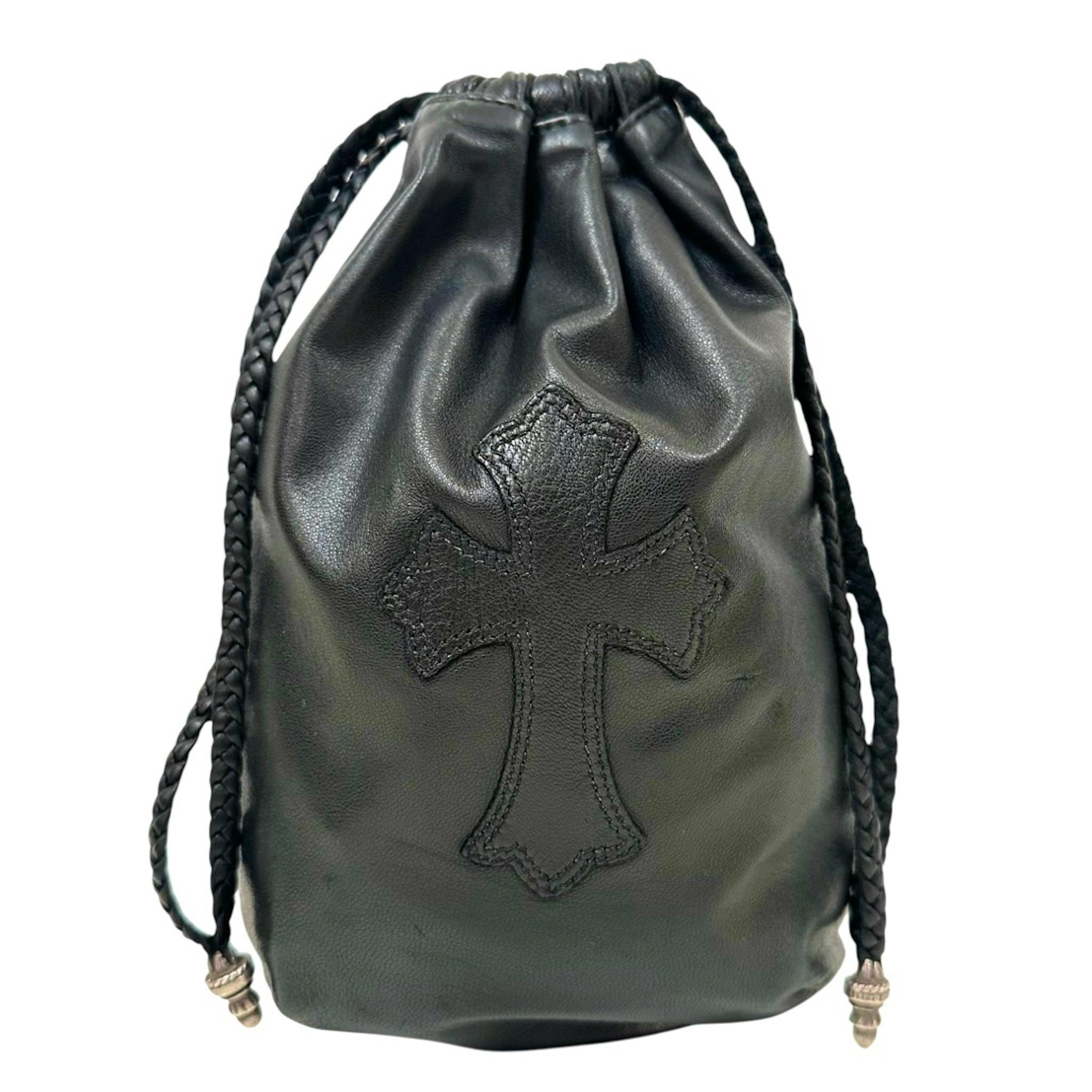 超希少◇Chrome Hearts クロムハーツ DRW STRNG SACK CRS PATCH クロス 