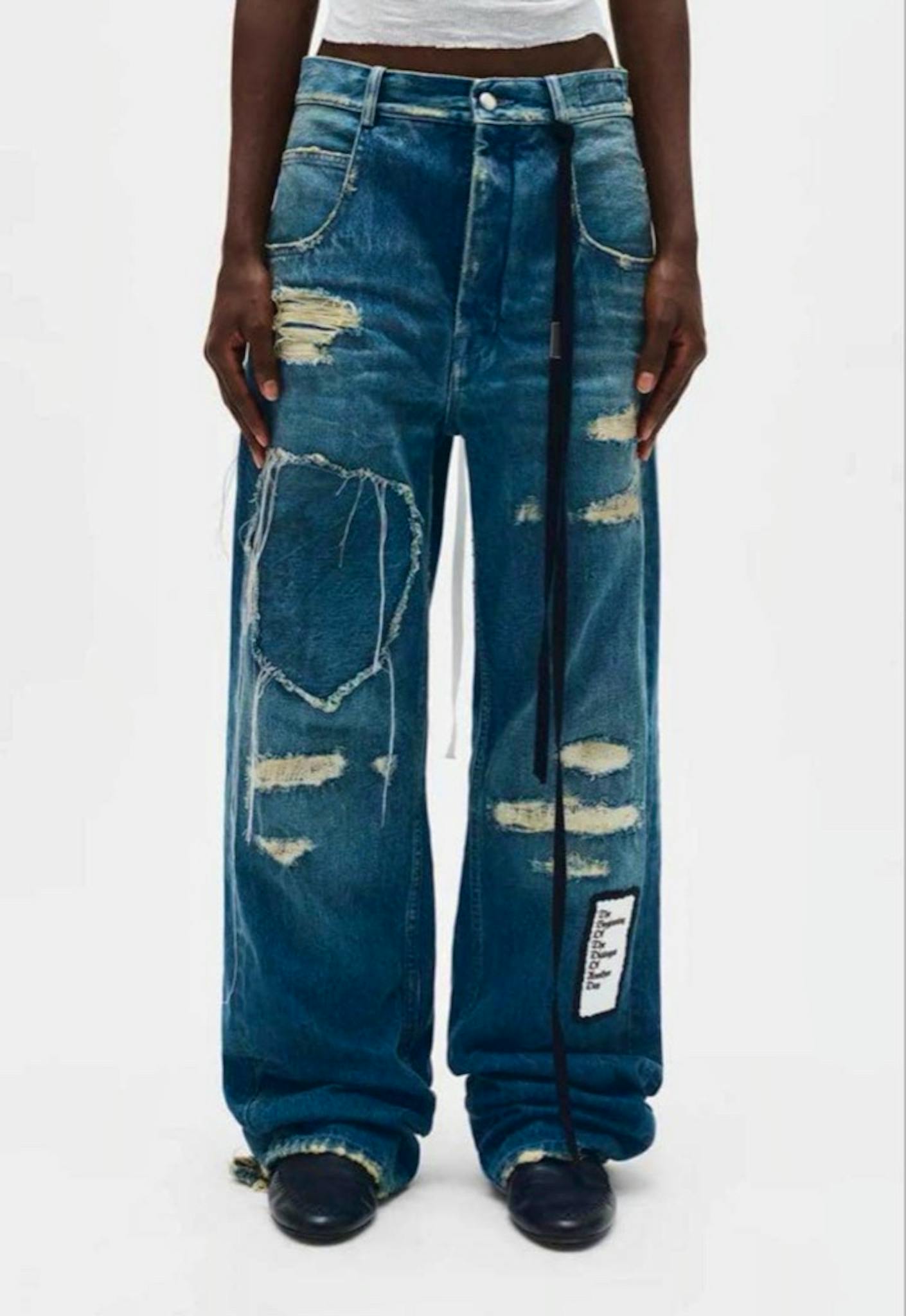 Ann Demeulemeester 25ss claire デニムパンツ - ARCHIVESTOCK