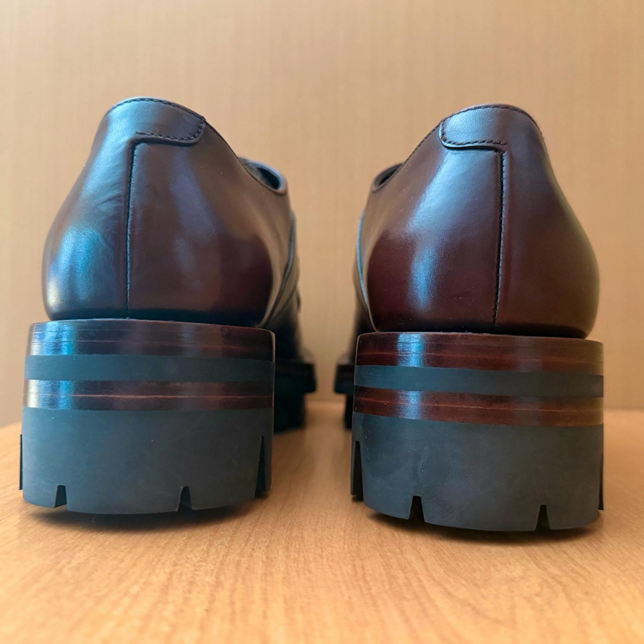 PRADA 13aw タンクソール レザー シューズ 9 - ARCHIVESTOCK