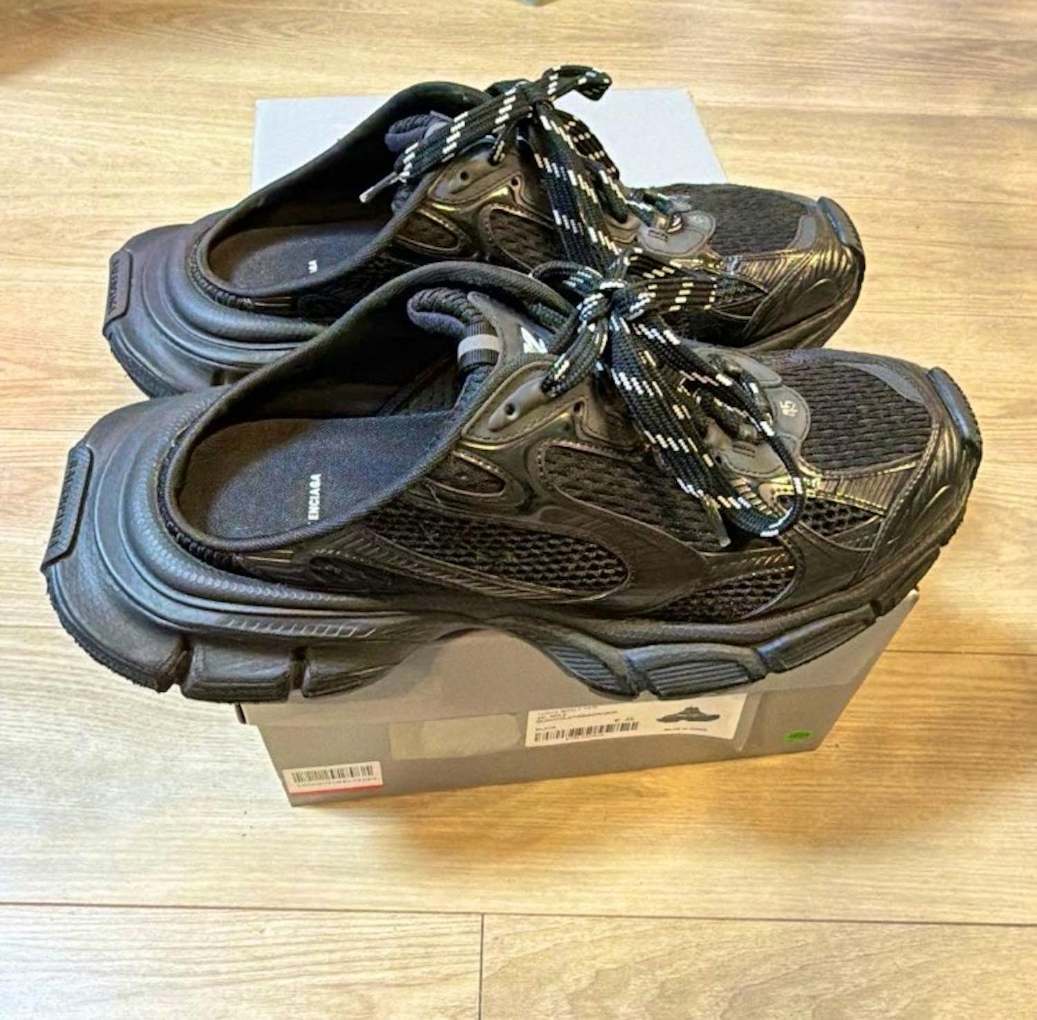 Balenciaga 3XL MULE 45 BLACK スリーエックスエル - ARCHIVESTOCK