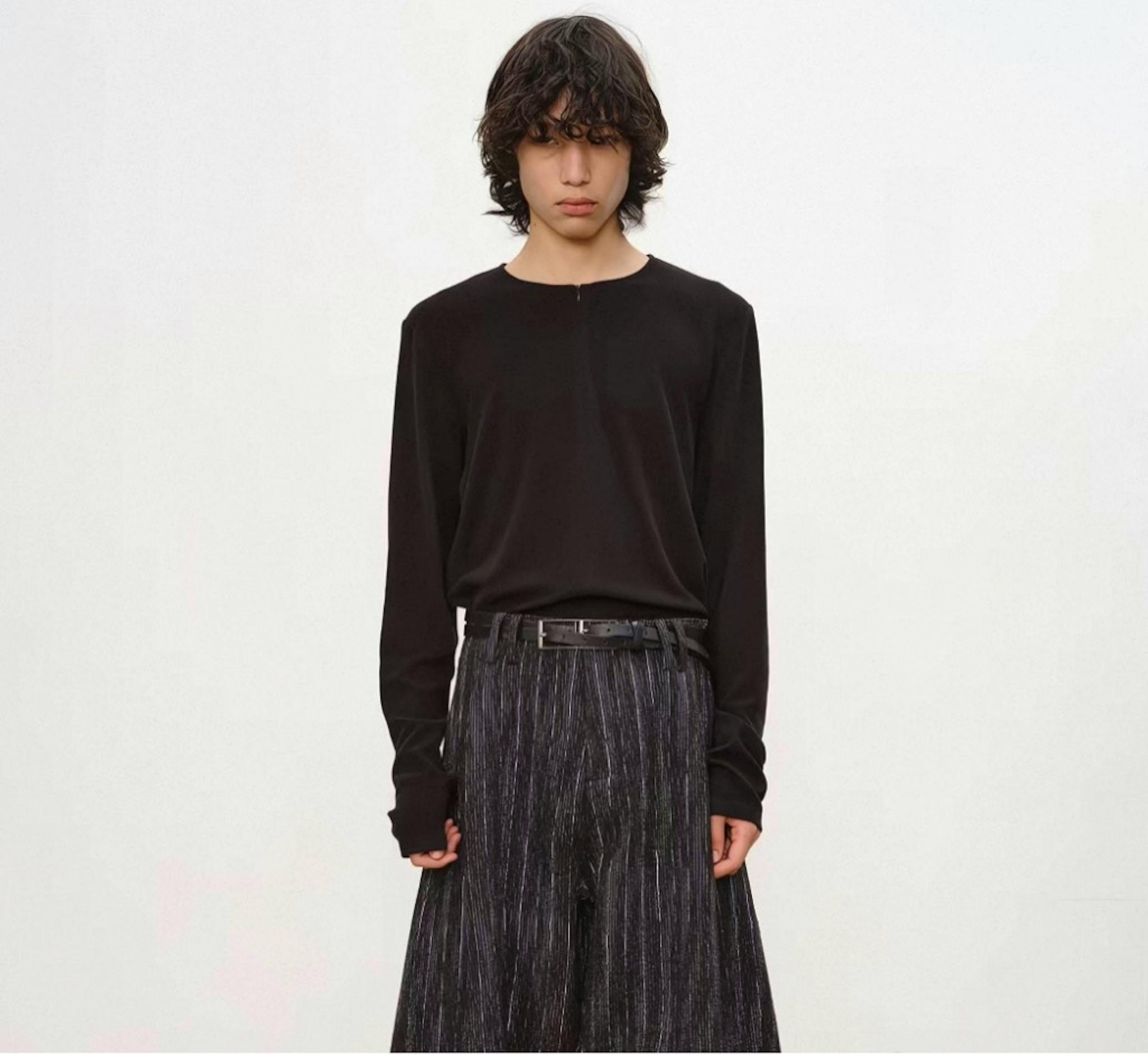 JCAESAR HALF-ZIP LONG-SLEEVE BASE SHIRT - ARCHIVESTOCK