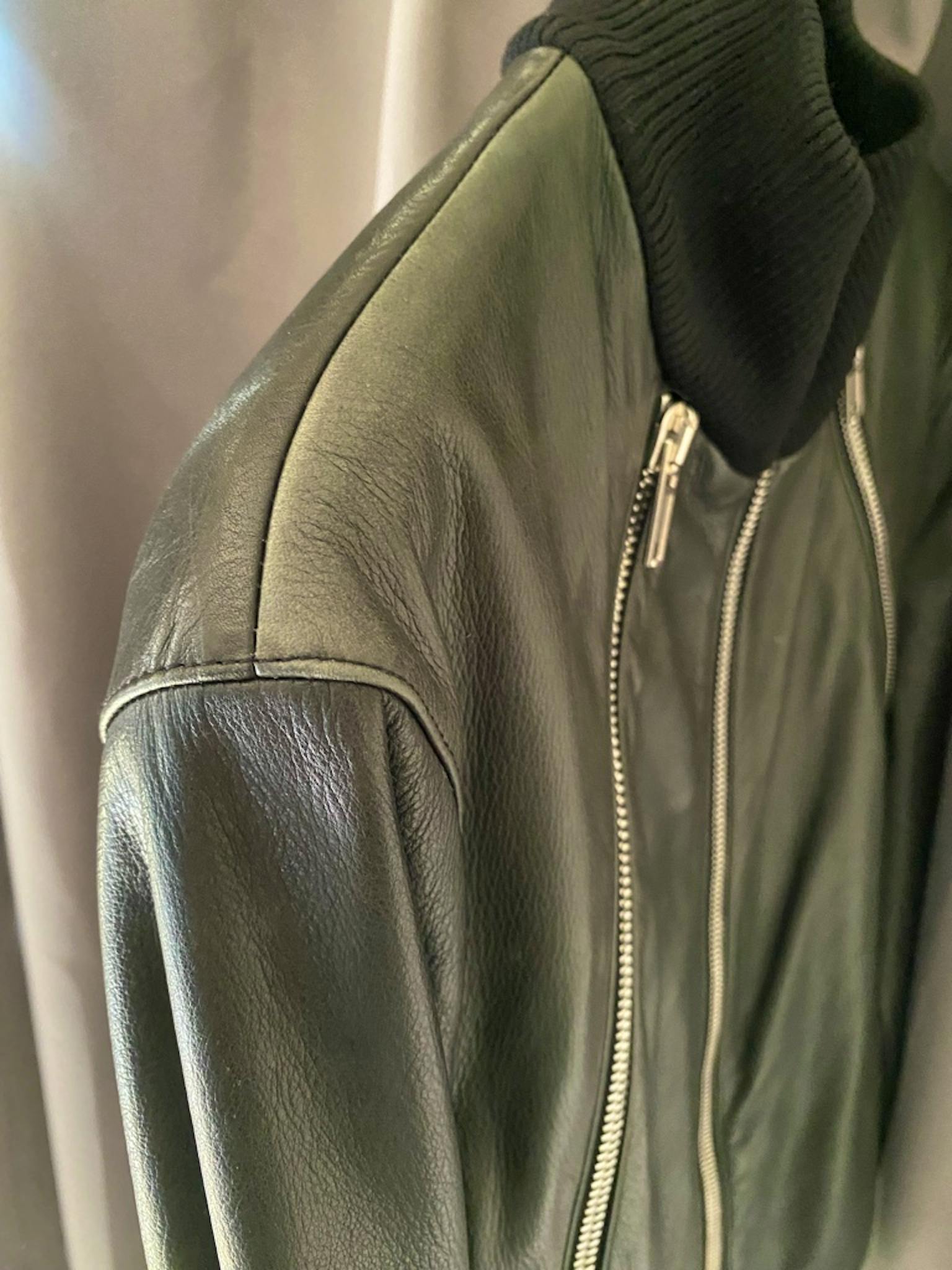 Givenchy 13AW レザージャケット 八の字ジップ リカルド・ティッシ 