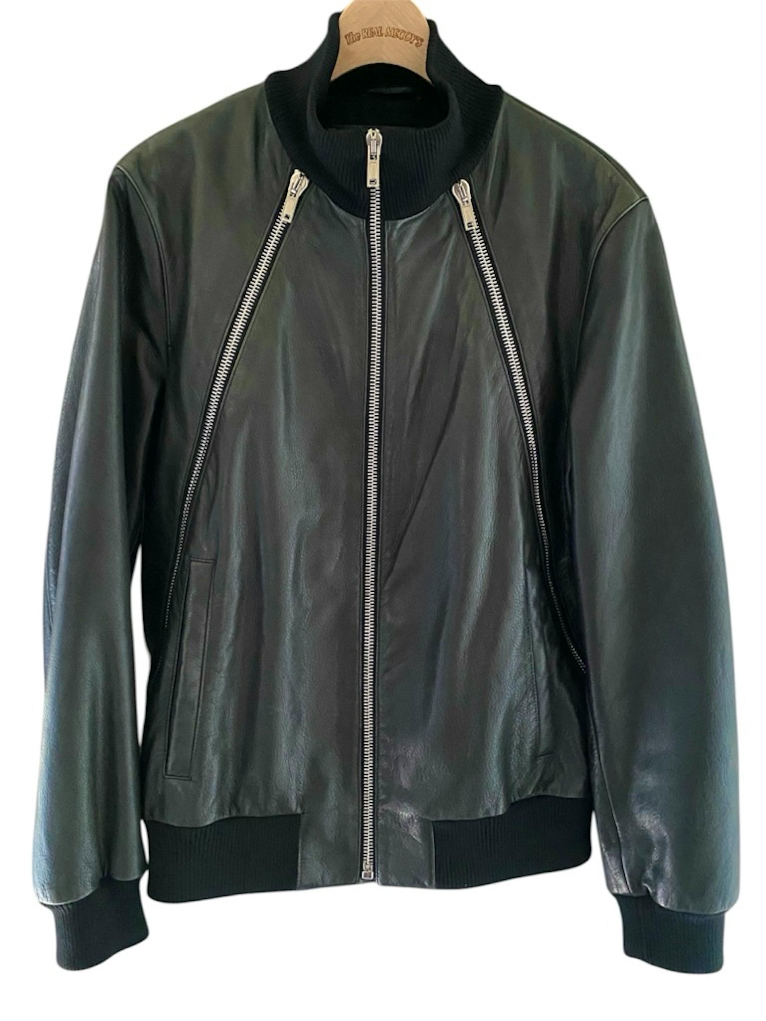 Givenchy 13AW レザージャケット 八の字ジップ リカルド・ティッシ 