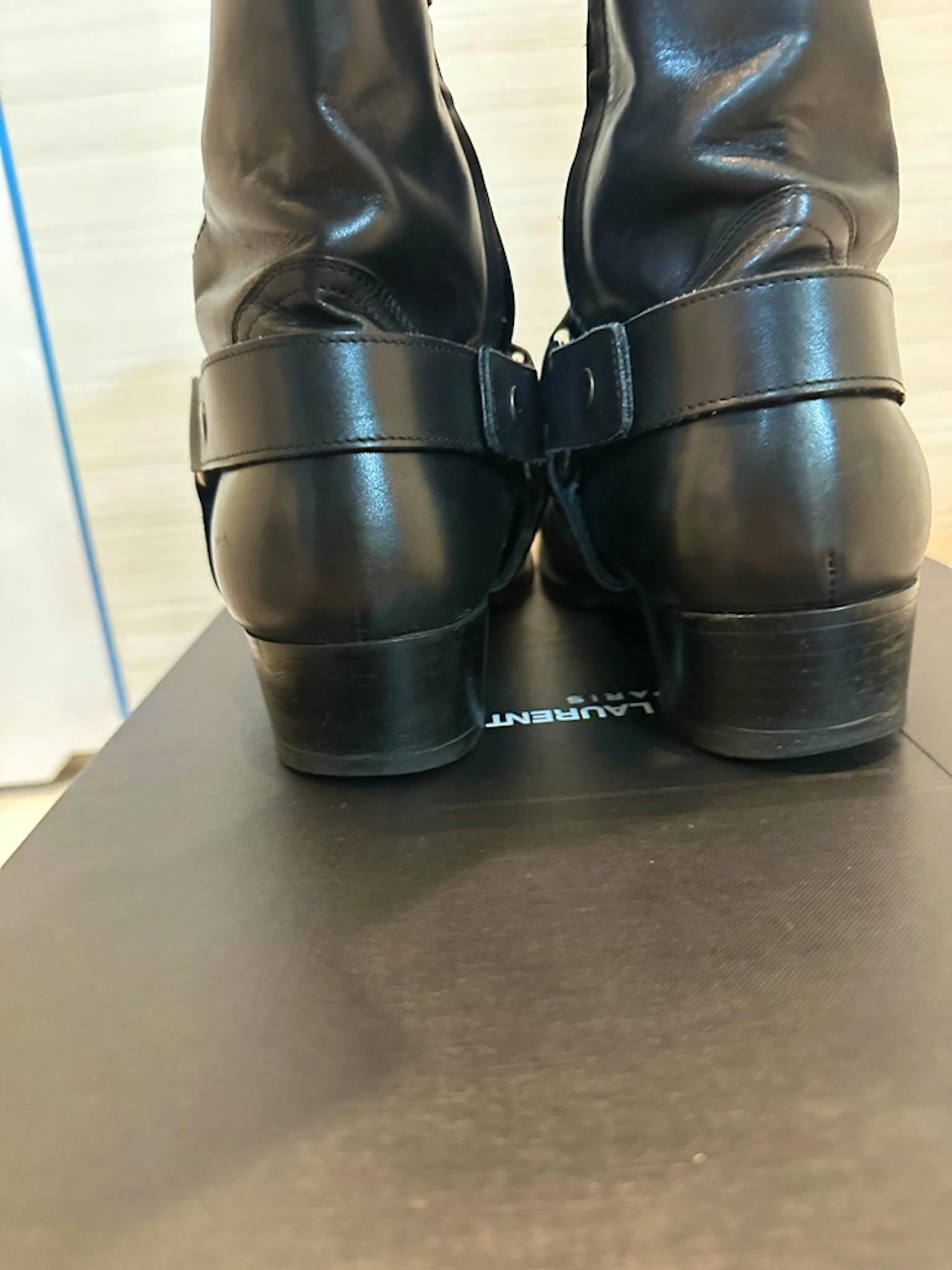 SAINT LAURENT PARIS ハーネスリングブーツ 42 - ARCHIVESTOCK