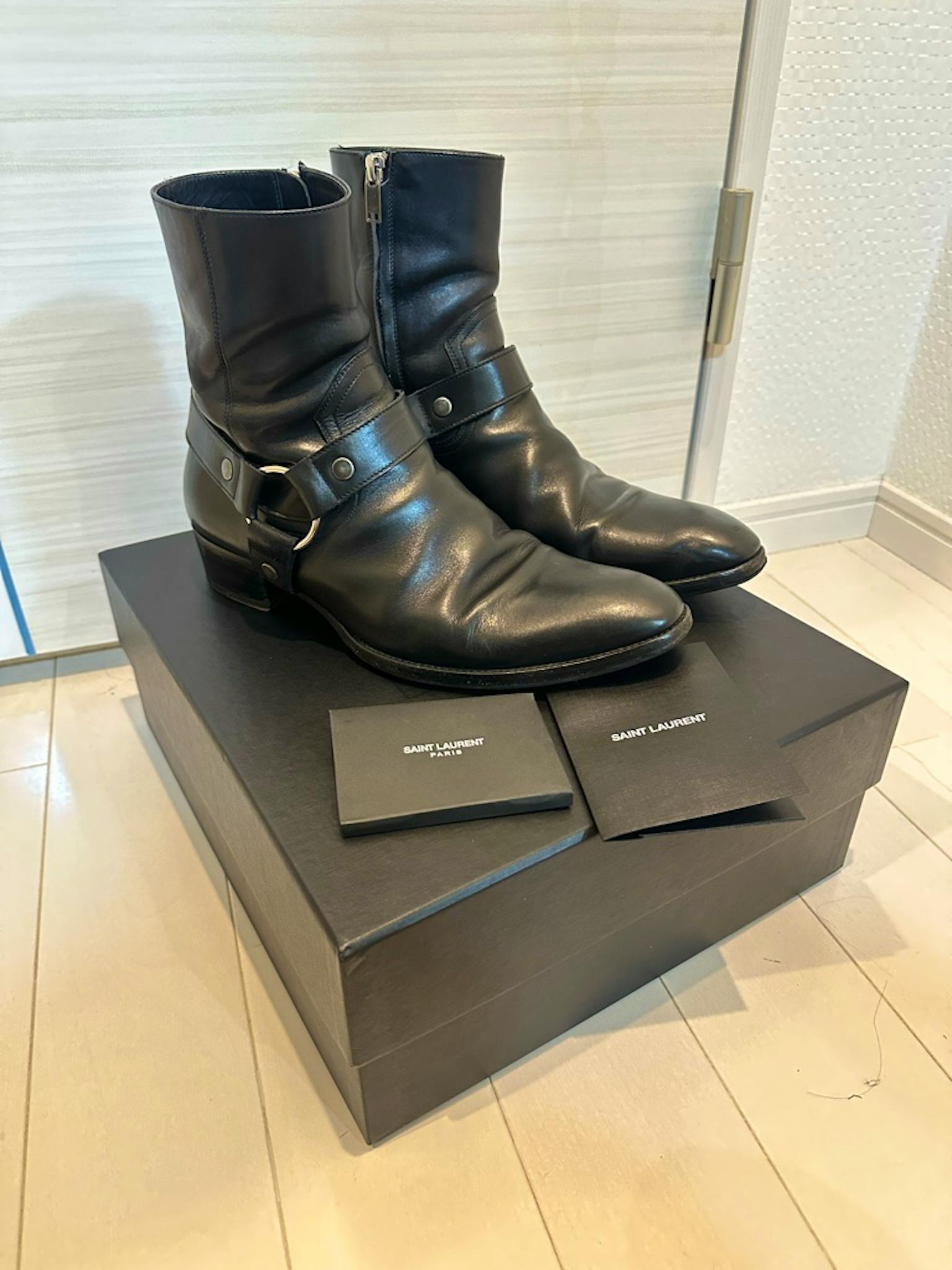 SAINT LAURENT PARIS ハーネスリングブーツ 42 - ARCHIVESTOCK