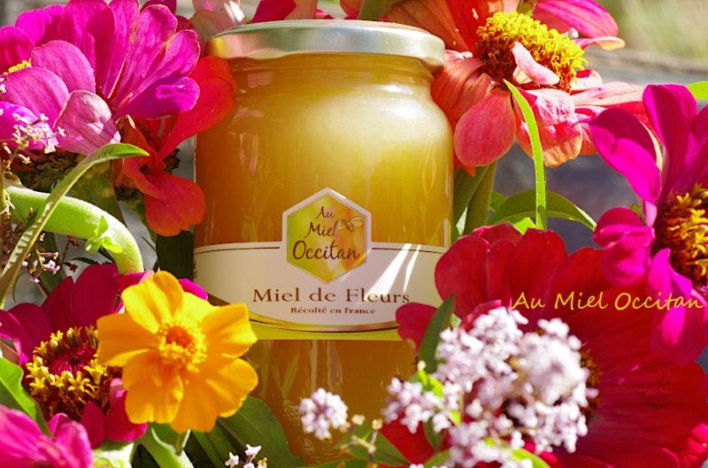 Miel en rayon d'origine EU -350 g - Miel de fleur en rayon, d