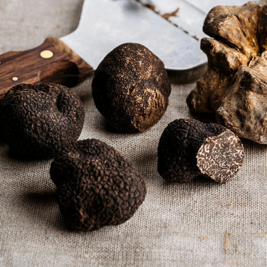 Brisures de truffes noires Tuber melanosporum - Truffes Richerenches