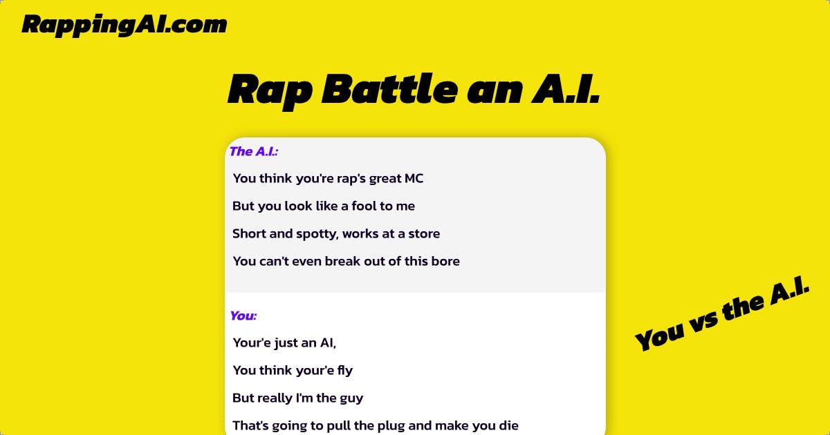 RappingAI - The AI Rap Battle Simulator