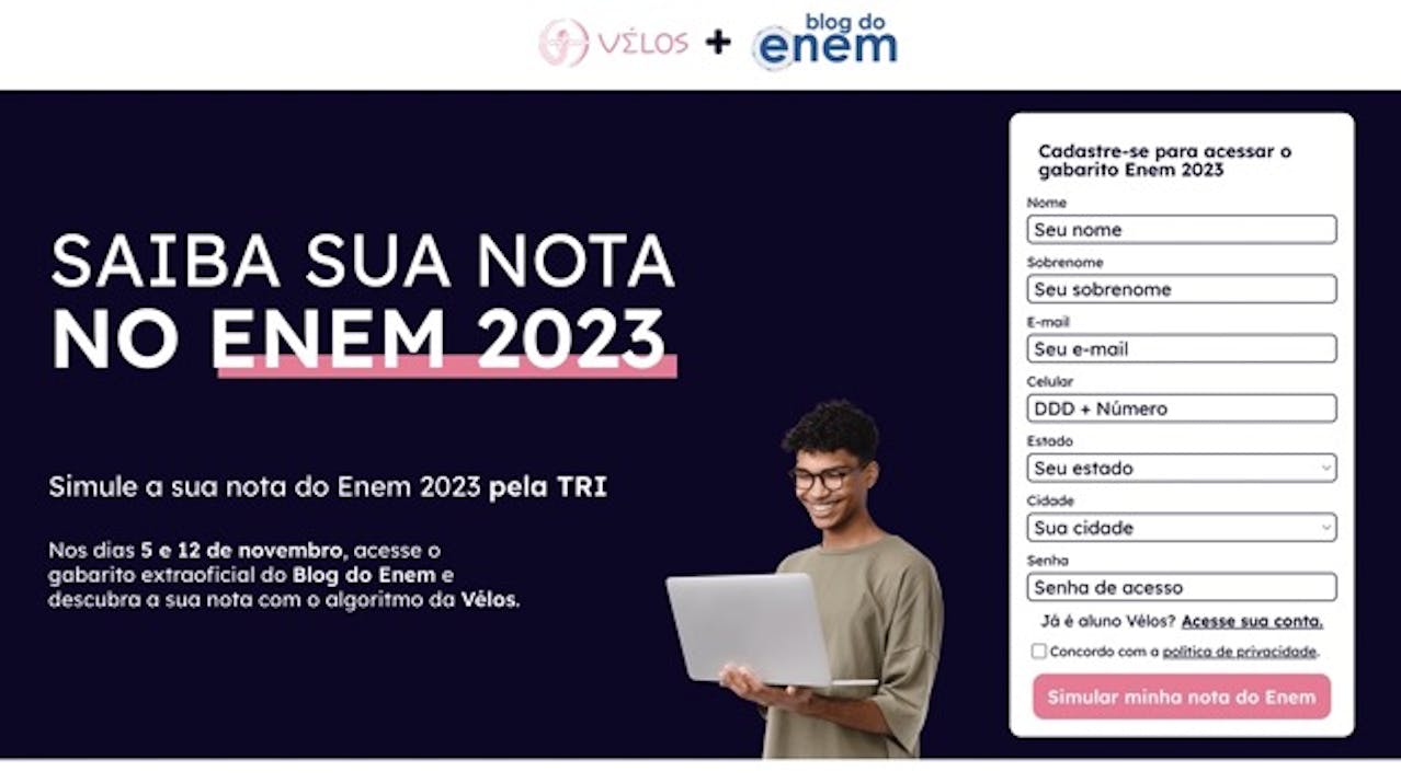 Simulador de Resultado do ENEM 2023