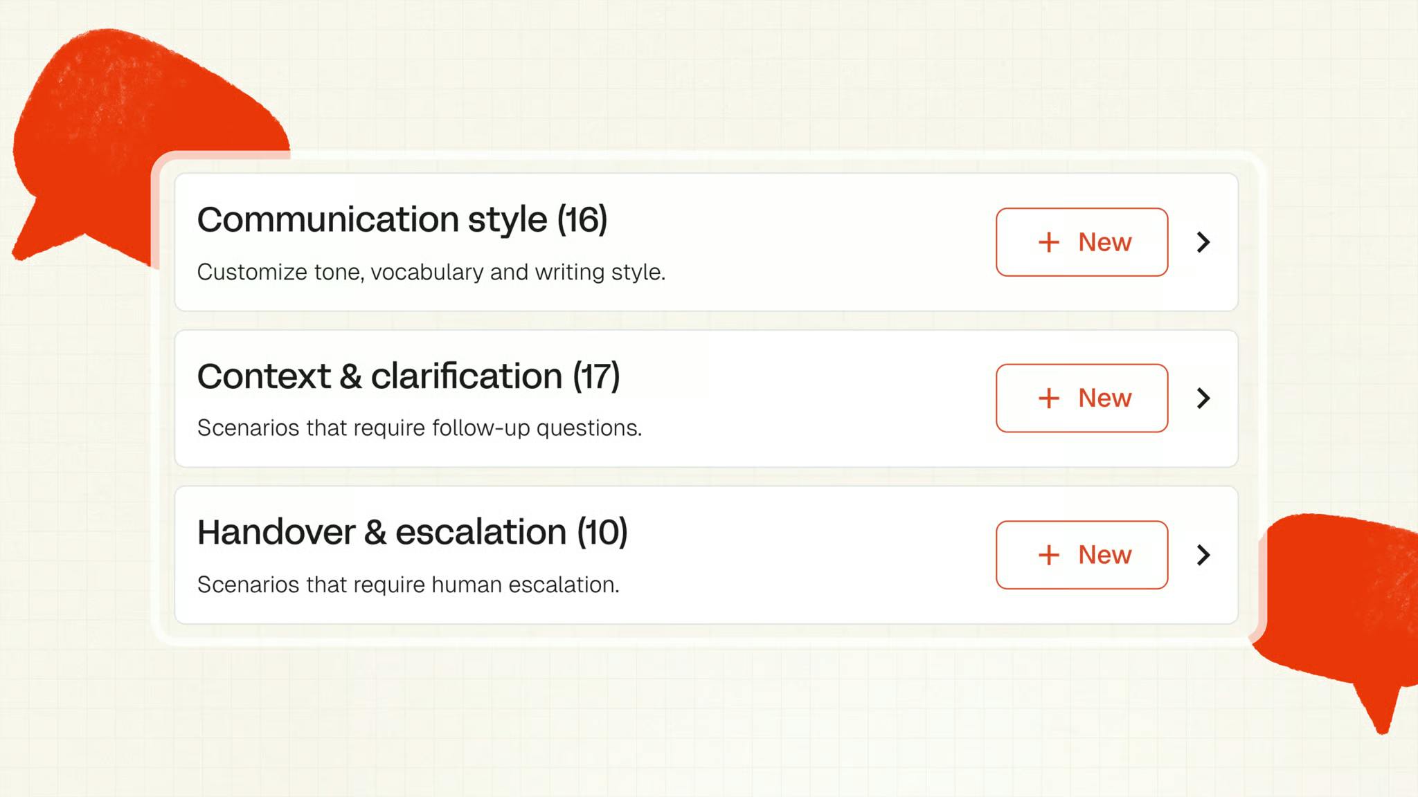 Control how your AI support agent responds