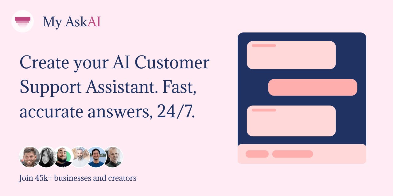 My AskAI — Your AI Chatbot for Customer Support