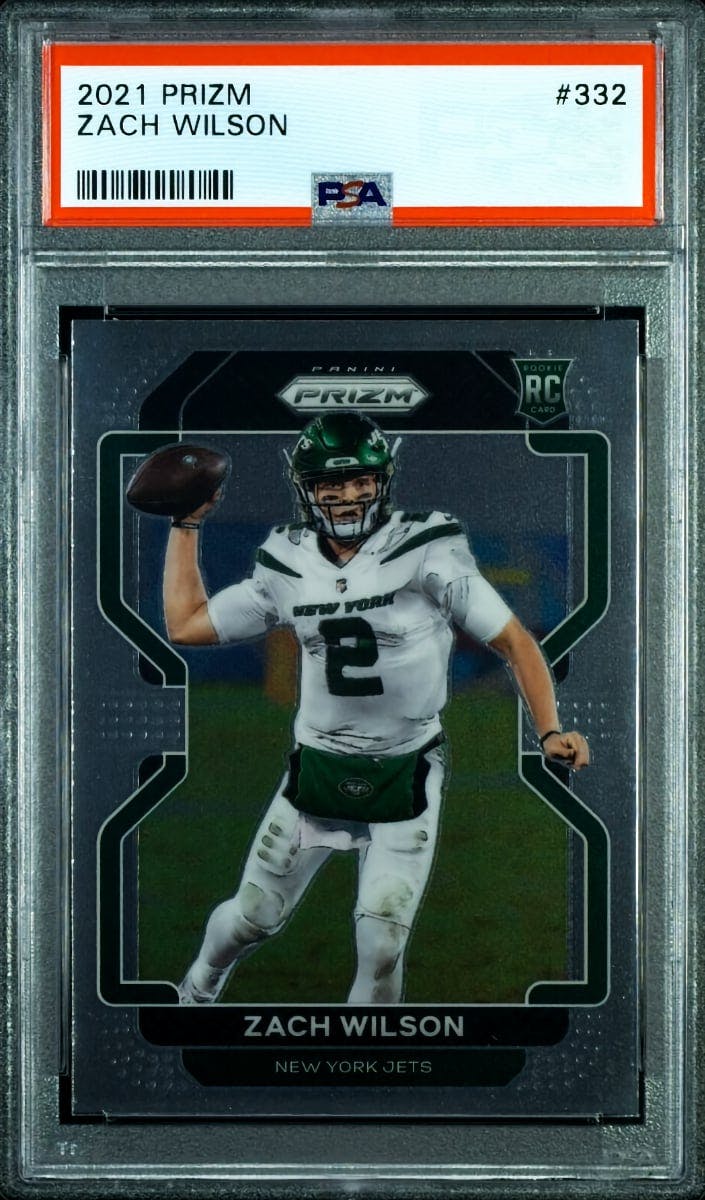 : 2021 Panini Donruss Football #252 Zach Wilson Rookie