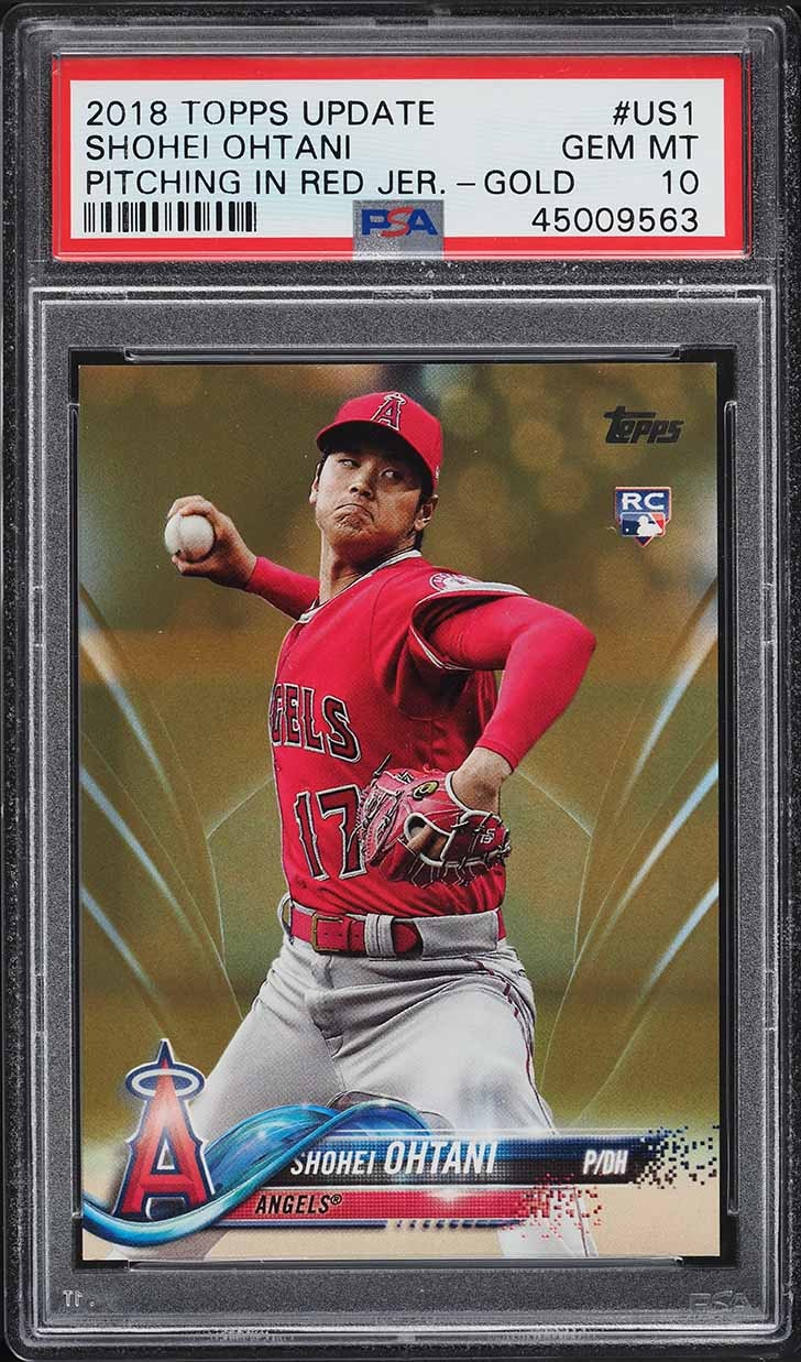 2018 Topps Update Baseball #US1 Shohei Ohtani Rookie Card