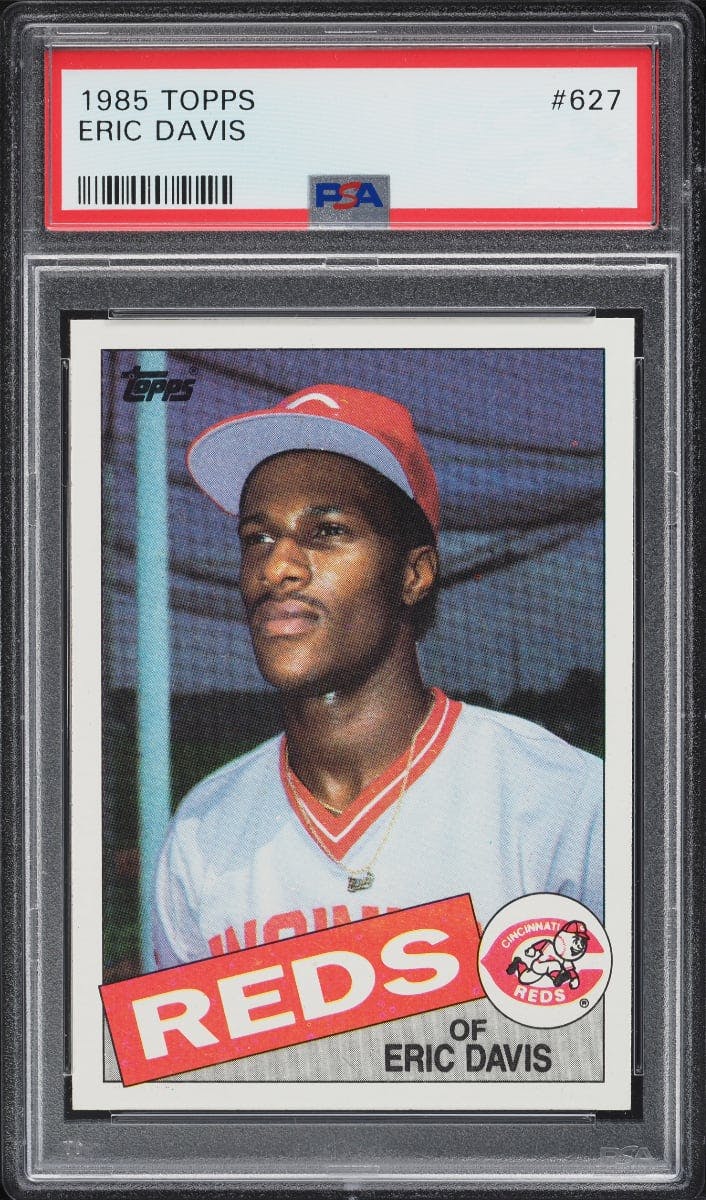 Cincinnati Reds' Eric Davis, 1986