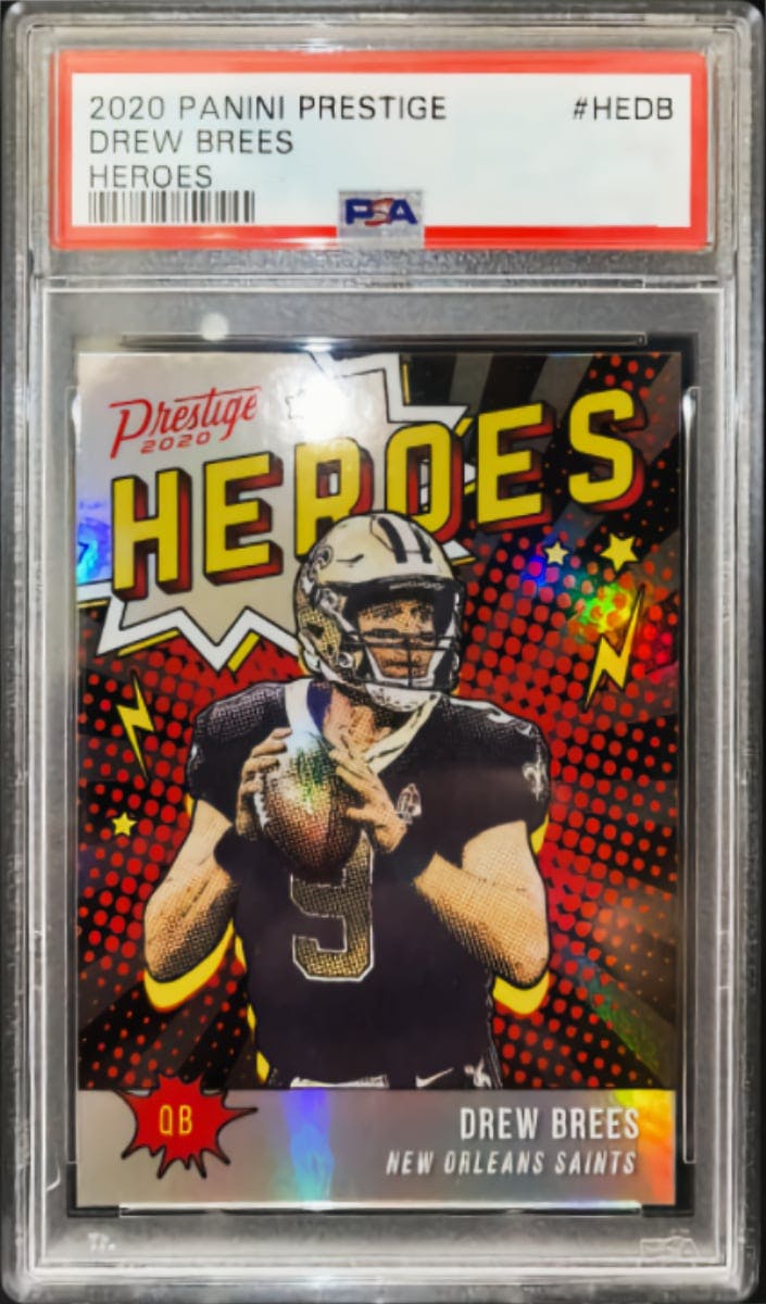 Score Glossy New Orleans Saints Football Card 22 Drew Brees 