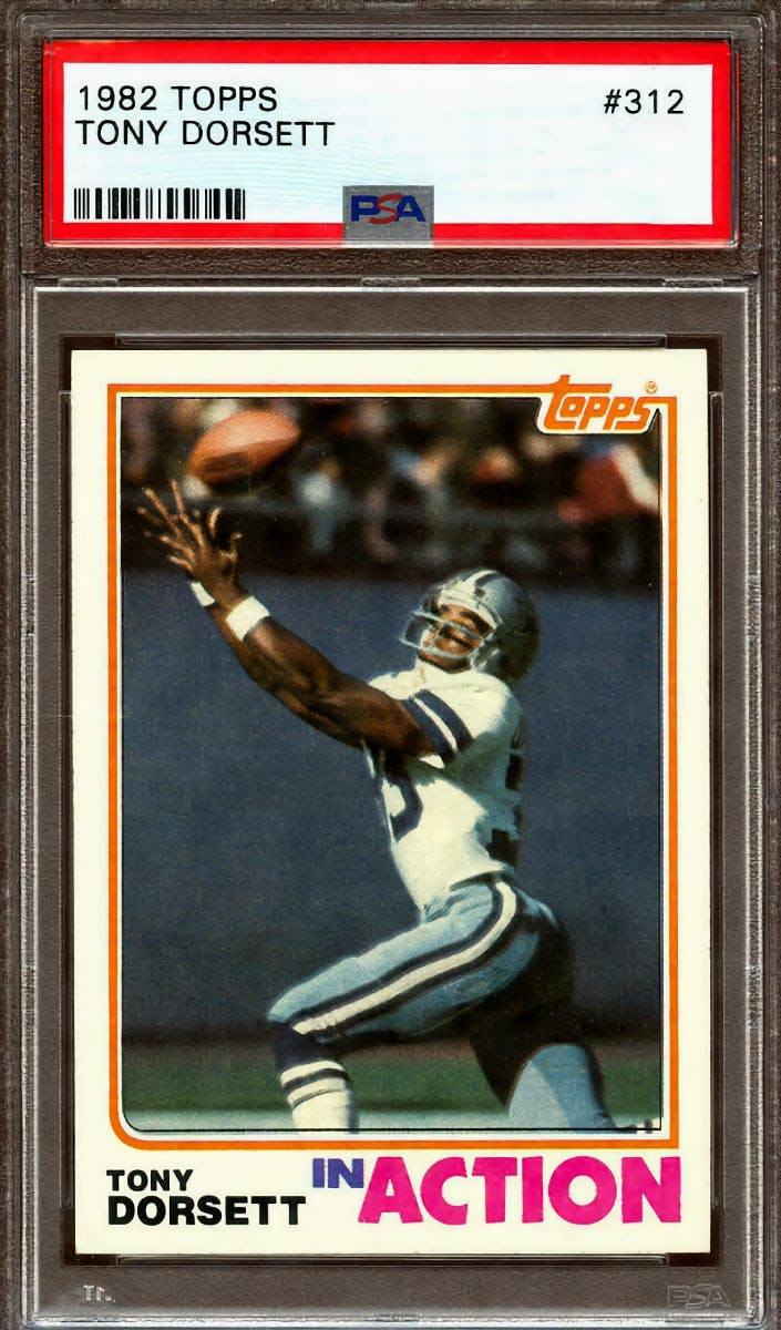 Tony Dorsett HOF Dallas Cowboys Autographed 1979 Topps #160