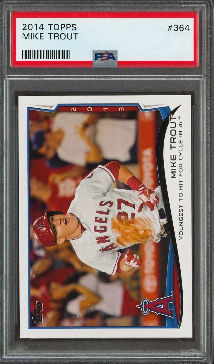 Mike Trout Rookie Card 2010 Bowman Platinum Prospects #PP5