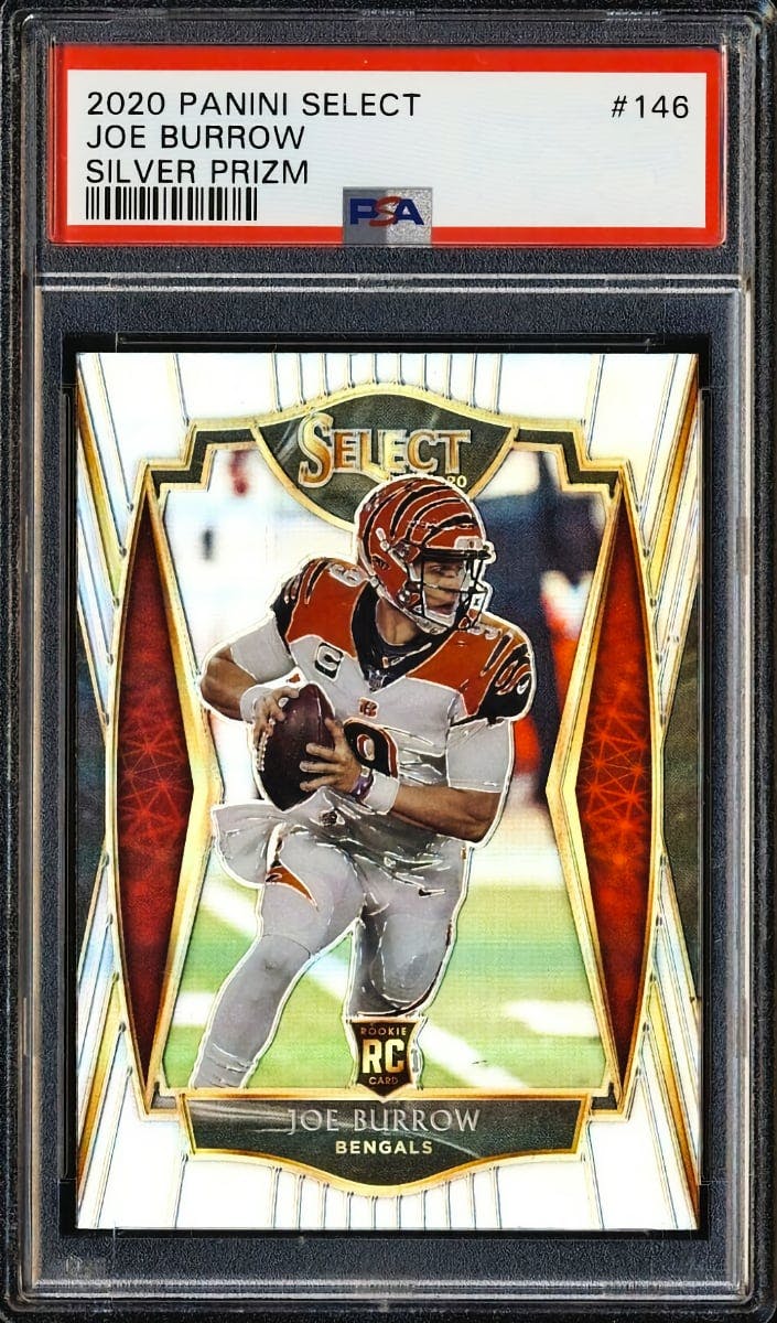 Joe Burrow 2020 Select Prizm Silver #346 (PSA 10)