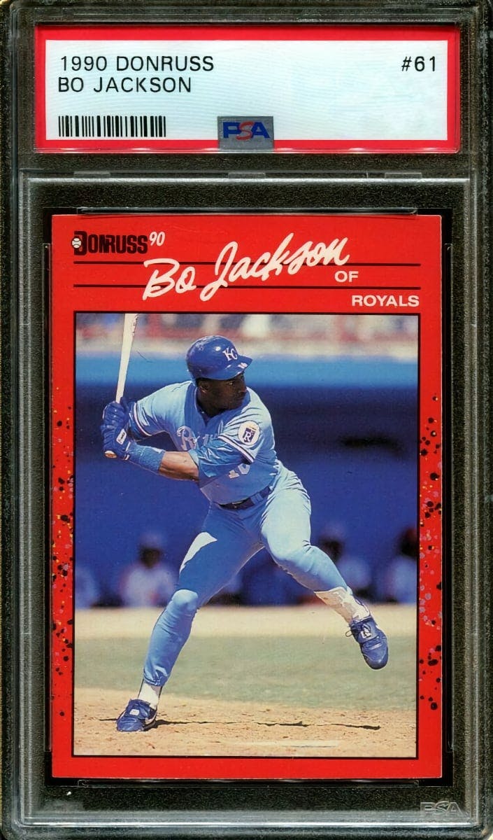  Bo Jackson (Kansas City Royals) 1987 Donruss Baseball