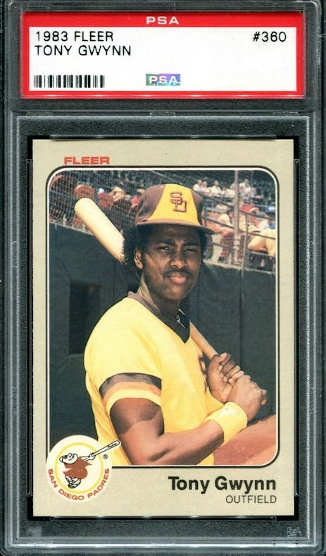 TONY GWYNN 1984 Fleer 301 Baseball Card San Diego Padres 