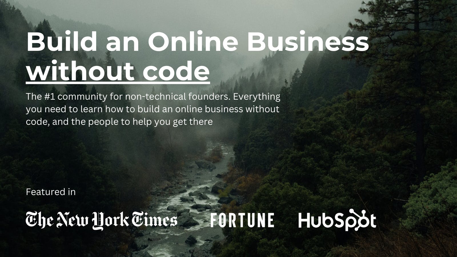 No Code Founders | Build an online business with no code