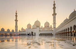 view of Sheikh zayed mosque Abu Dhabi