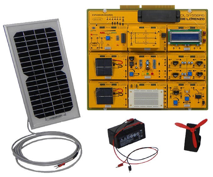 KIT FOR THE STUDY OF PHOTOVOLTAIC SOLAR ENERGY training systems