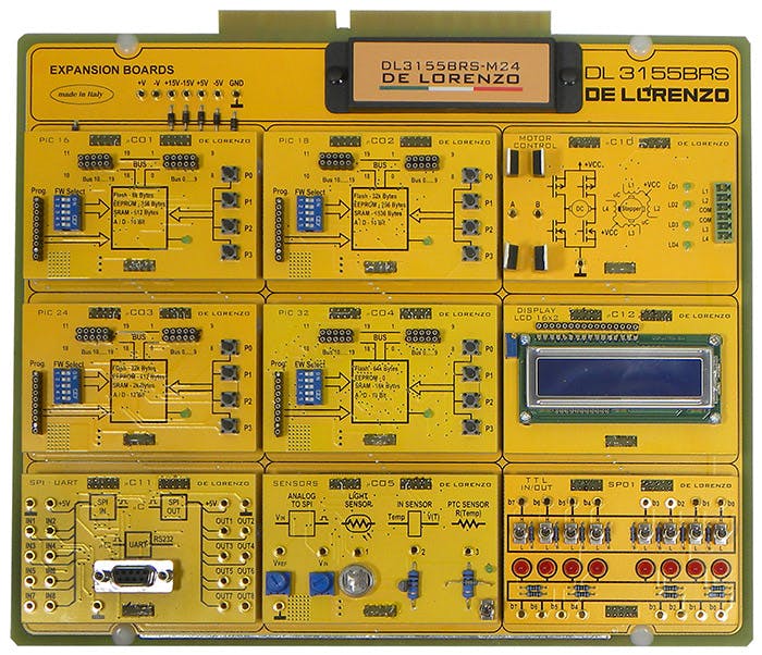 KIT FOR THE STUDY OF MICROCONTROLLERS training systems