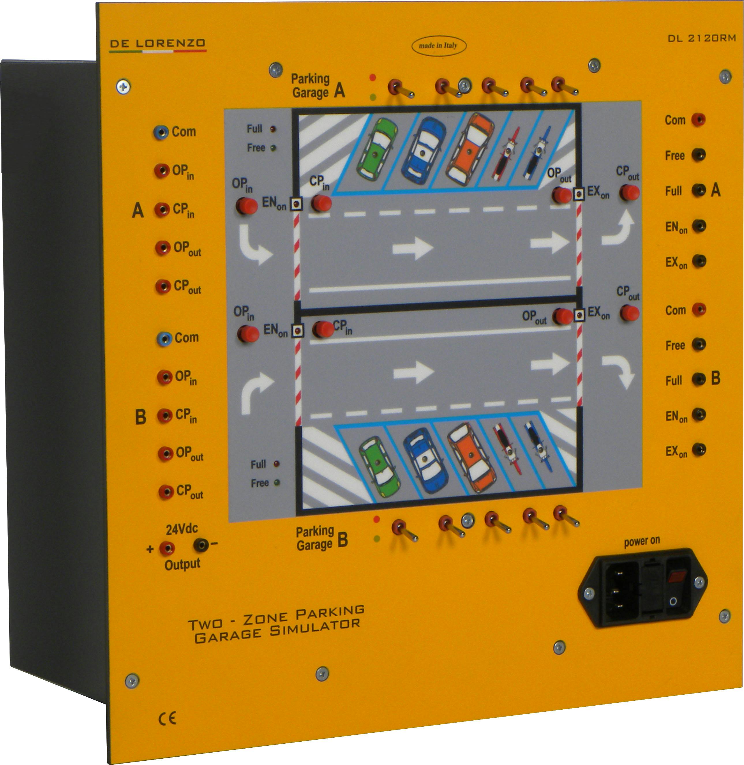 TWO-ZONE PARKING GARAGE SIMULATOR training systems