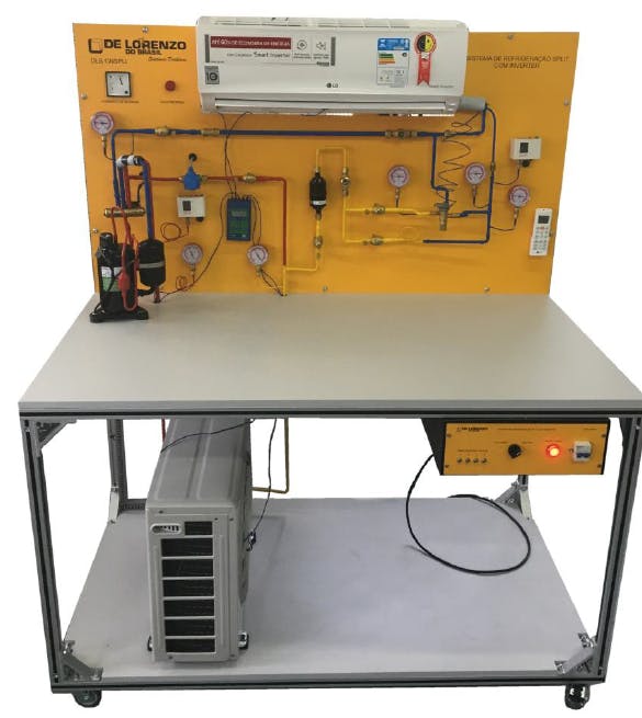 DIDACTIC SYSTEM FOR THE STUDY AND TRAINING IN REFRIGERATION AND AIR CONDITIONING WITH REVERSE CYCLE training systems
