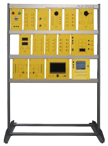 PROGRAMMABLE LOGIC CONTROLLERS MODULAR TRAINER training systems