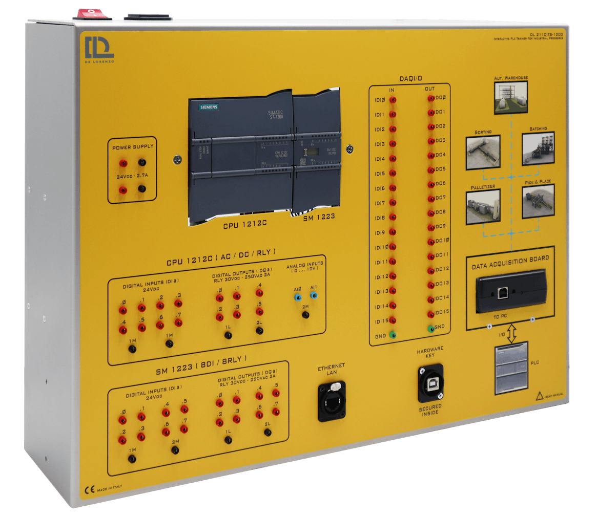 INTERACTIVE PLC TRAINER FOR INDUSTRIAL PROCESSES  training systems