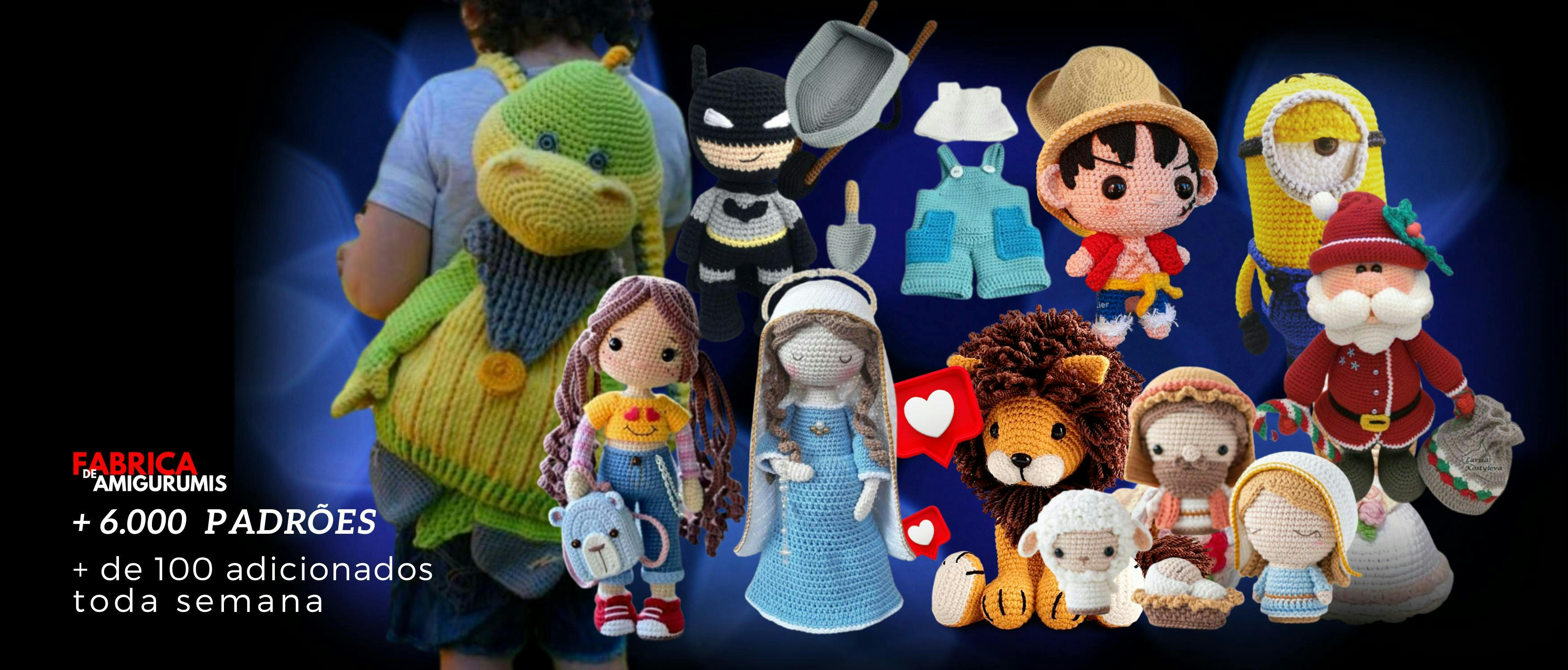 Fabrica de amigurumi /  feito para quem ama crochê thumbnail