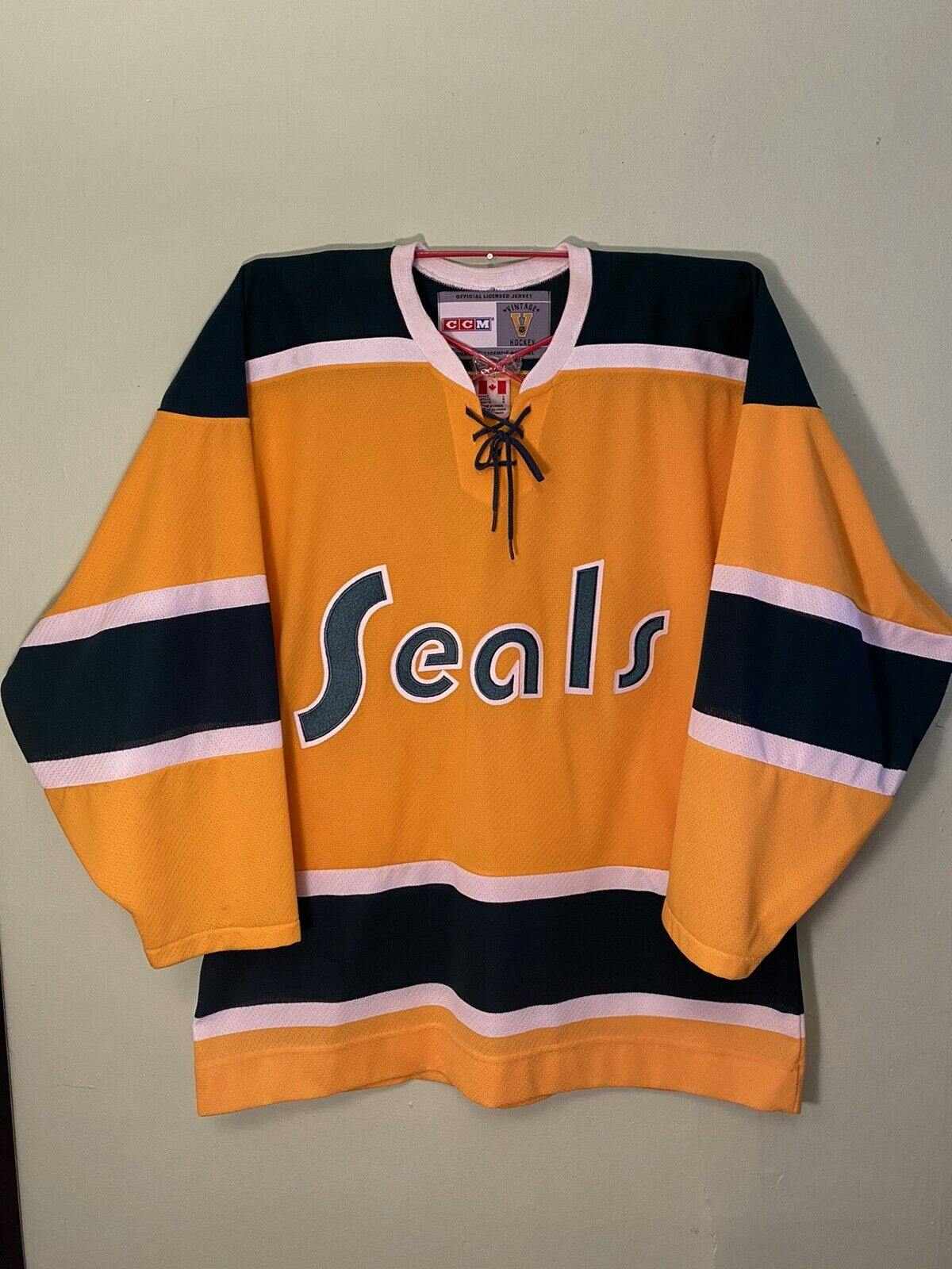 Men's NHL California Golden Seals Adidas Green Team Classics