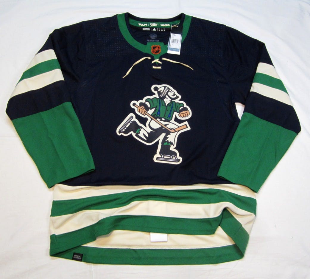 Quinn Hughes Vancouver Canucks Adidas Primegreen Authentic NHL Hockey Jersey - Home / XL/54