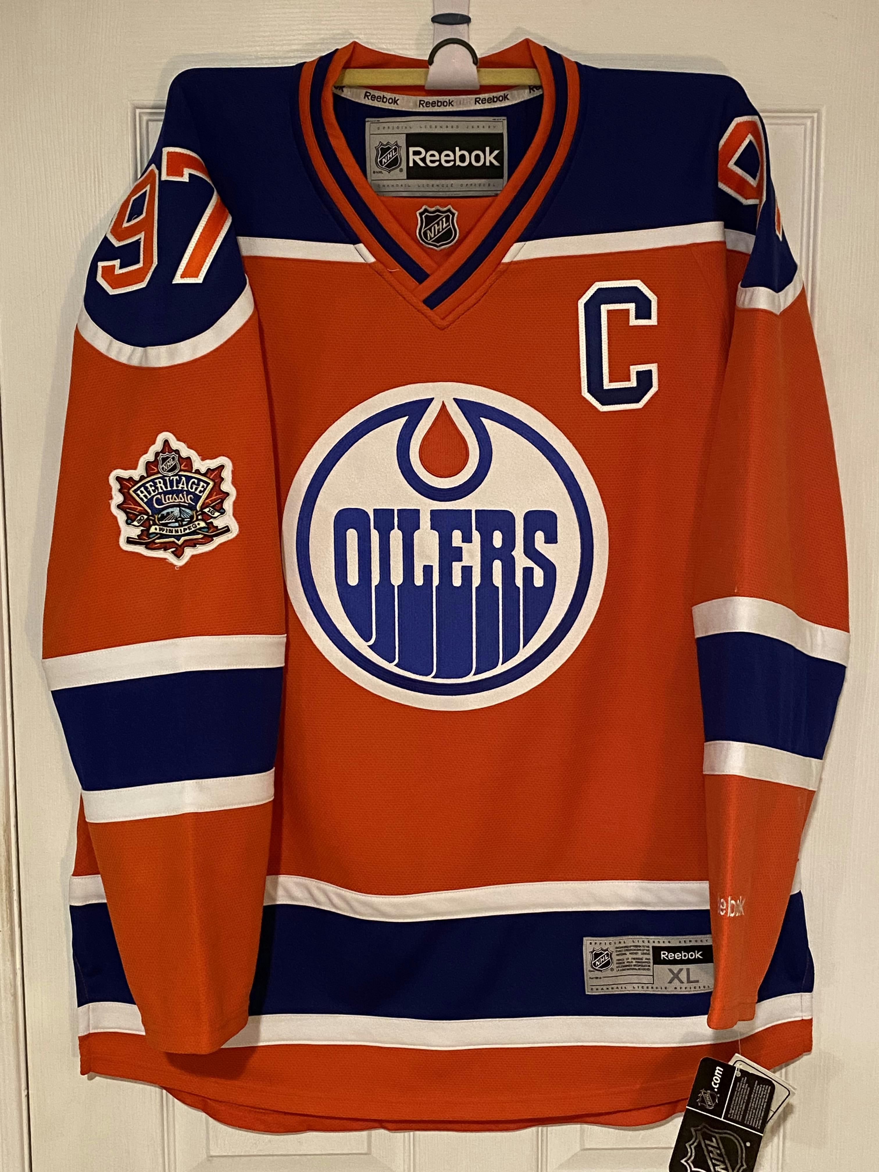 Edmonton Oilers adidas Connor McDavid Reverse Retro Prime Authentic Jersey