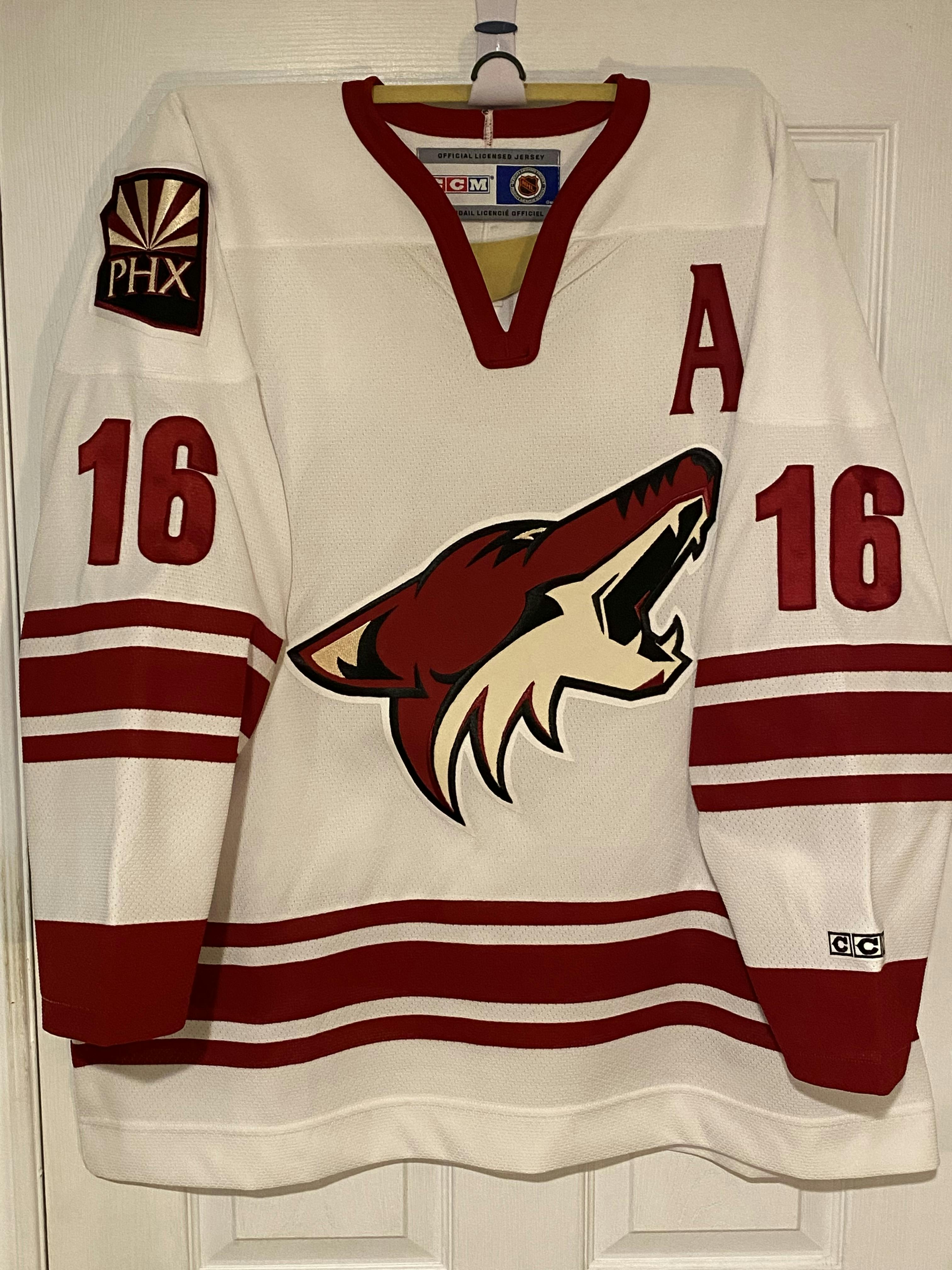 ThingsIBuyForYou Brett Hull Vintage Phoenix Coyotes CCM Hockey Jersey (L)