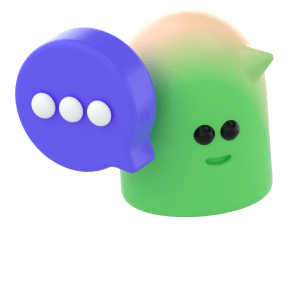 homework bot online Caktus with a floating dialogue bubble.