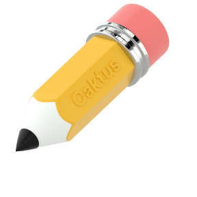 homework bot online A Caktus branded pencil.