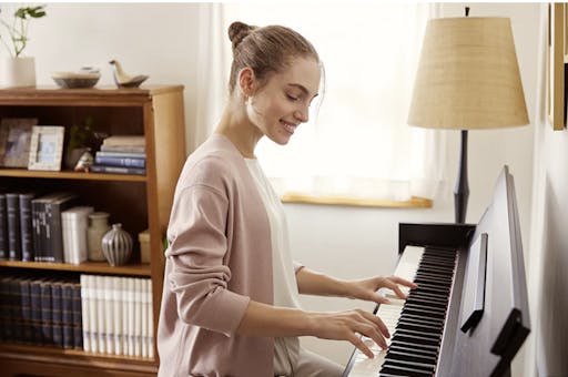 Tocar el piano es divertido