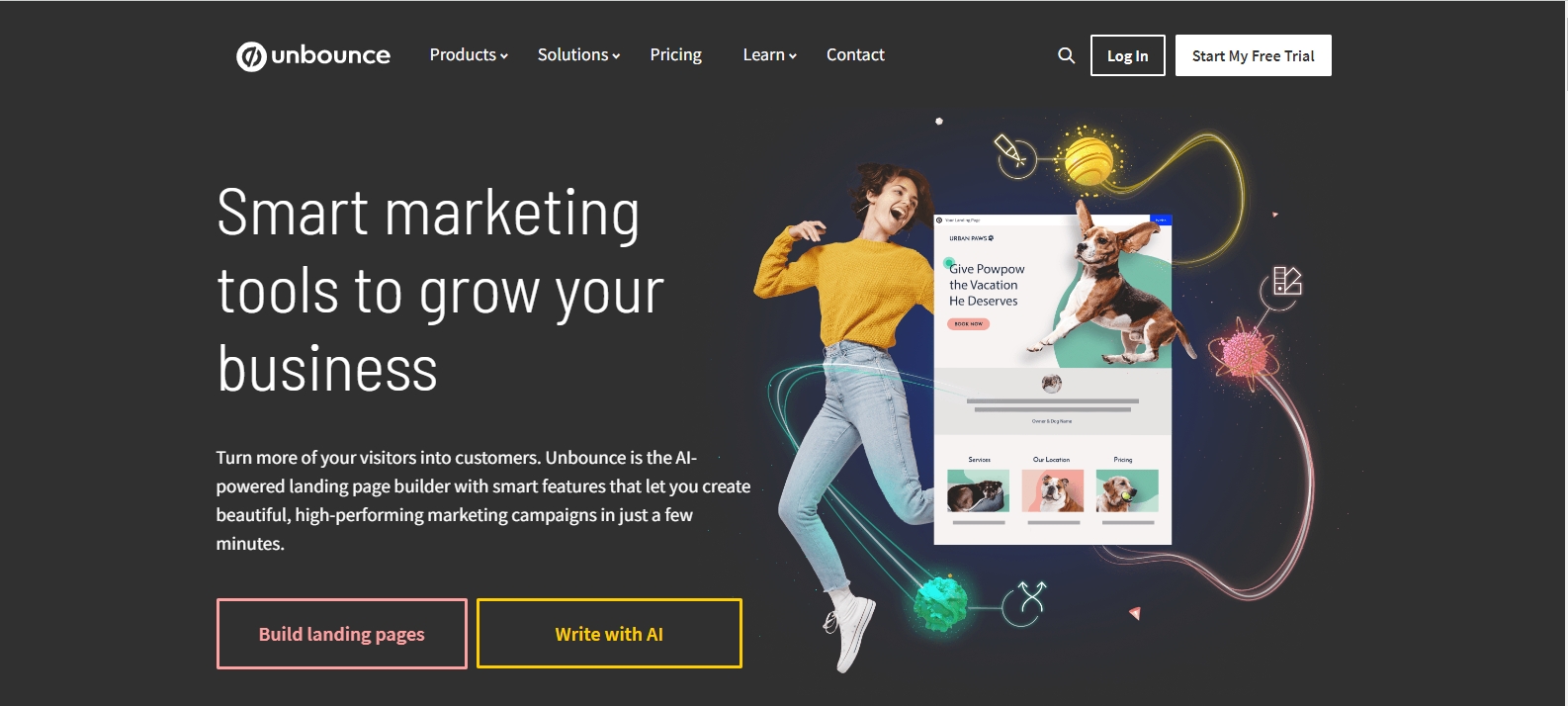 Unbounce: AI-Powered Landing Page Builder |  Marketing Campaigns