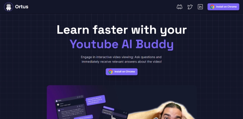 Ortus: Youtube AI Buddy | Interactive Video Viewing