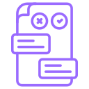 Research question analyzer icon