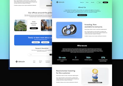 Cryptocurrency Landing Page Image 1