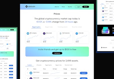 Cryptocurrency Landing Page Image 2