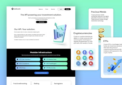Cryptocurrency Landing Page Image 3