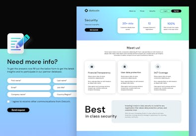 Cryptocurrency Landing Page Image 4