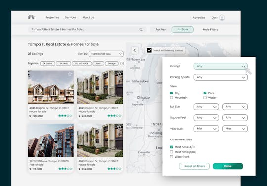 Real Estate App like Zillow Image 1