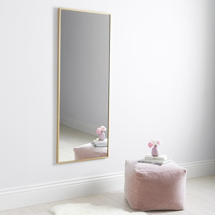 Metal Framed Full Length Mirror