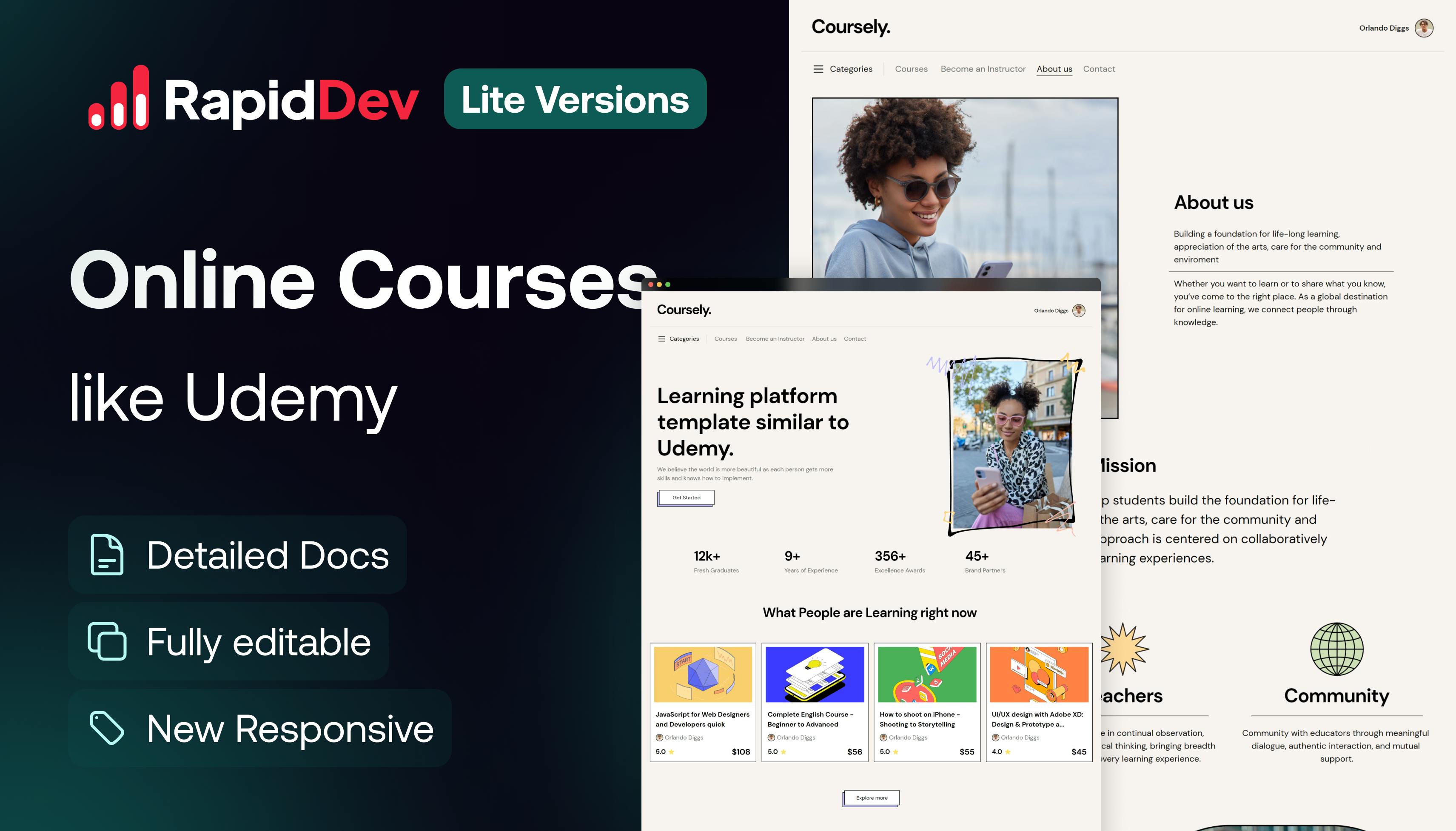 Udemy Like Online Courses Lite Template Bubble Udemy Like Online Courses Lite Template Bubble